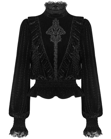 Punk Rave Athanasia Womens Gothic Top