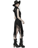 Punk Rave Apocalyptic Gothic Witch Oversized Kaftan Tank Dress