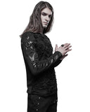 Punk Rave Kill Caustic Mens Apocalyptic Gothic Top