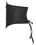 Punk Rave Lethia Gothic Cincher Corset - Black Jacquard