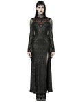 Punk Rave Baroque Gothic Dark Vine Gothic Witch Maxi Dress