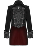 Devil Fashion Kenworthy Mens Gothic Regency Tailcoat - Black Velvet