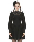 Dark In Love Calpernia Frilled Gothic Witch Dress