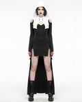 Punk Rave Saints Of The Underworld 2 Piece Gothic Hooded Dress