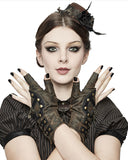Devil Fashion Archelist Steampunk Gloves - Brown
