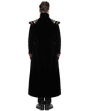 Devil Fashion Marcellus Mens Gothic Coat - Black & Red