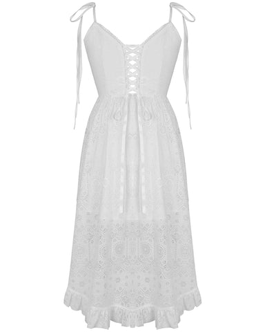 Dark In Love Gypsophilia White Gothic Lace Evening Dress Violent Delights Dark In Love Gypsophilia White Gothic Lace Evening Dress Violent Delights