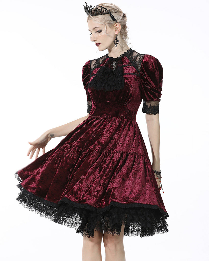 Dark In Love Scarlet Rapture Gothic Evening Dress – Violent Delights