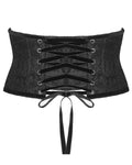 Punk Rave Lethia Gothic Cincher Corset - Black Jacquard