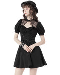 Dark In Love Gothic Lolita Lace Contrast Dress